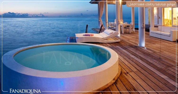 منتجع Diamonds Athuruga Maldives Resort جزر المالديف 2 الجاكوزي في منتجع Diamonds Athuruga Maldives Resort