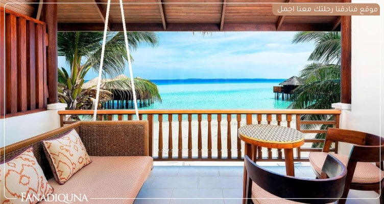 منتجع وسبا شيراتون المالديف Sheraton Maldives 2 الشرفة الخاصة بالغرفة