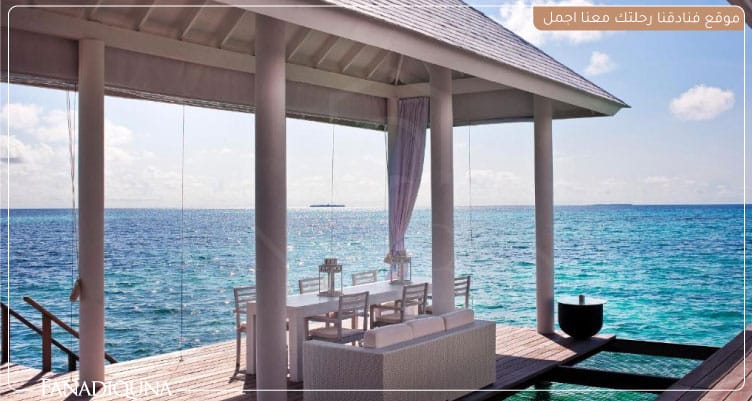 منتجع Diamonds Athuruga Maldives Resort جزر المالديف 4 بلكون الشاليه في منتجع Diamonds Athuruga Maldives Resort