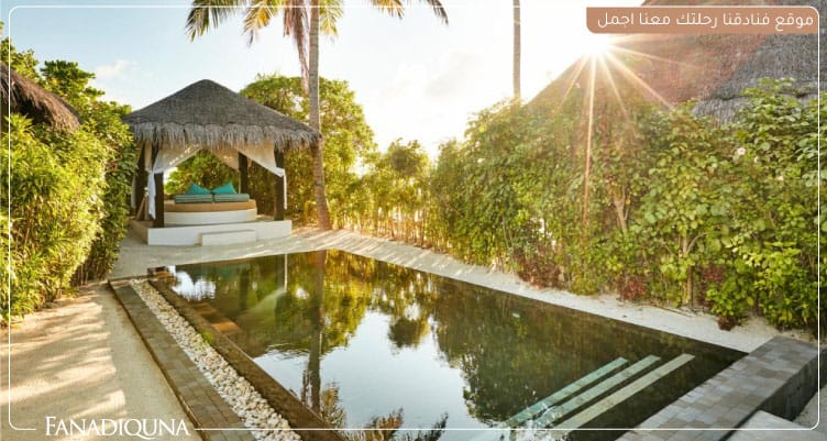منتجع ذا صن سيام أيرو فوشي Sun Siyam Iru Fushi 2 مسبح الخاص في فلل منتجع ذا صن سيام أيروفوشي