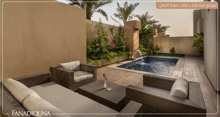 منتجع فلل بريرا حطين في مدينة الرياض 1 المسبح الغرفة
