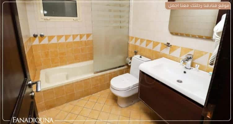 سيتي ريزيدنس للاجنحة الفندقية الدمام 1 حمام الغرفة