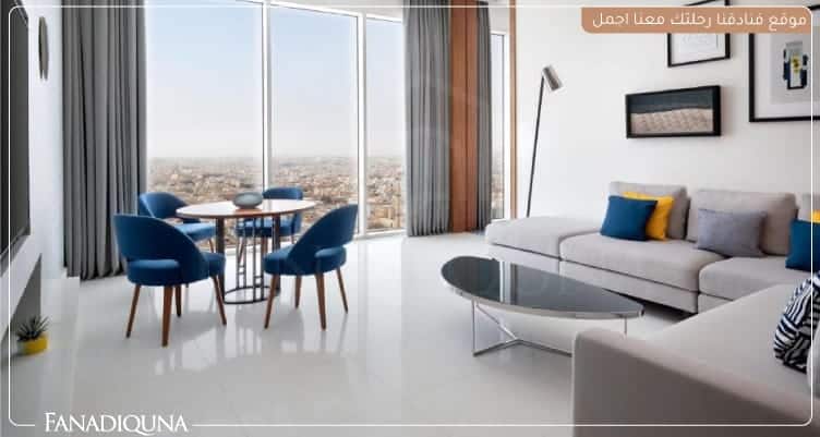 فندق لو ميريديان الرياض 3 غرفة المعيشة