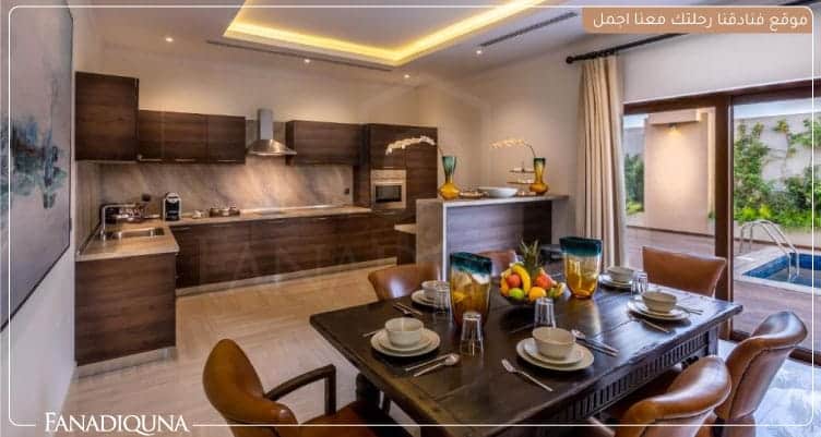 منتجع فلل بريرا حطين في مدينة الرياض 4 مطبخ الغرفة