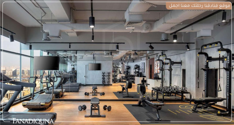 الصالة الرياضية الخاصة بالفندث
