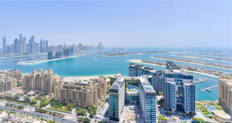 ultra luxury palm tower with shared 5 star hotel facilities