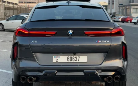استئجار بي ام دبليو x6 m50i دبي